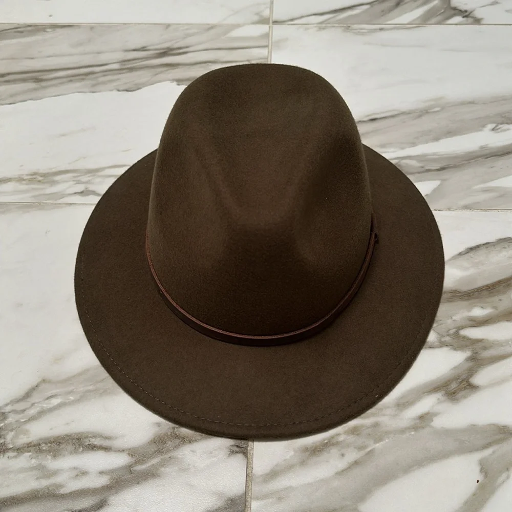 Chic Brown Women's Fedora Hat - Picture 9 of 14